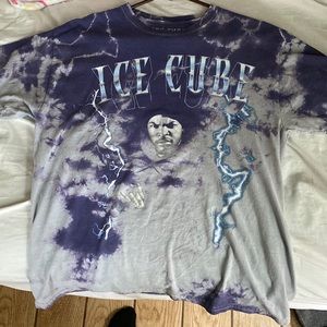 Ice cube tee / purple